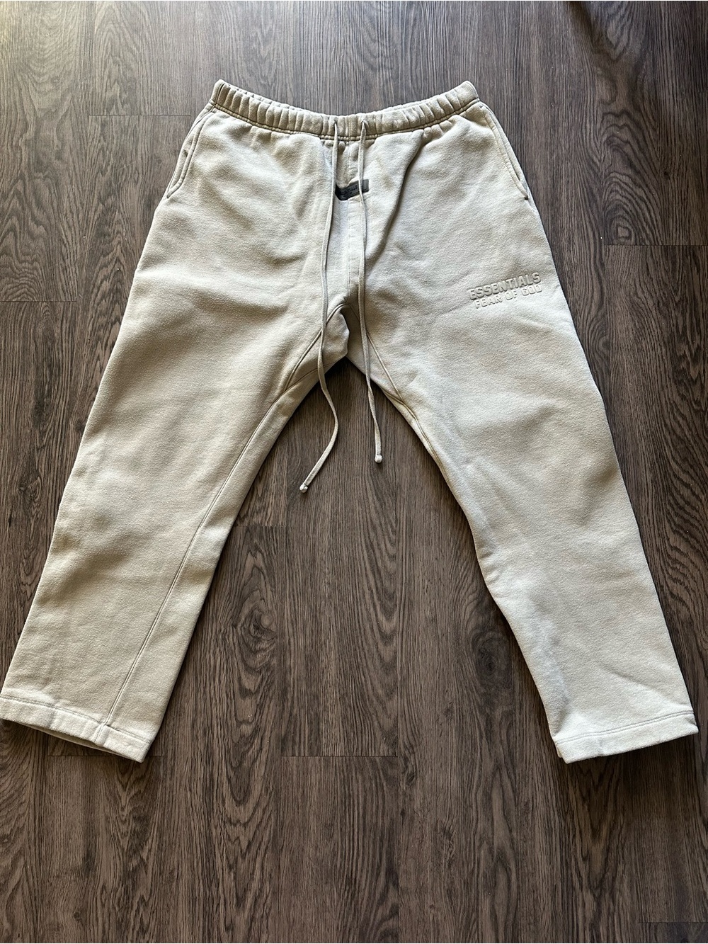 Essentials Men's Sweatpants in Light Beige